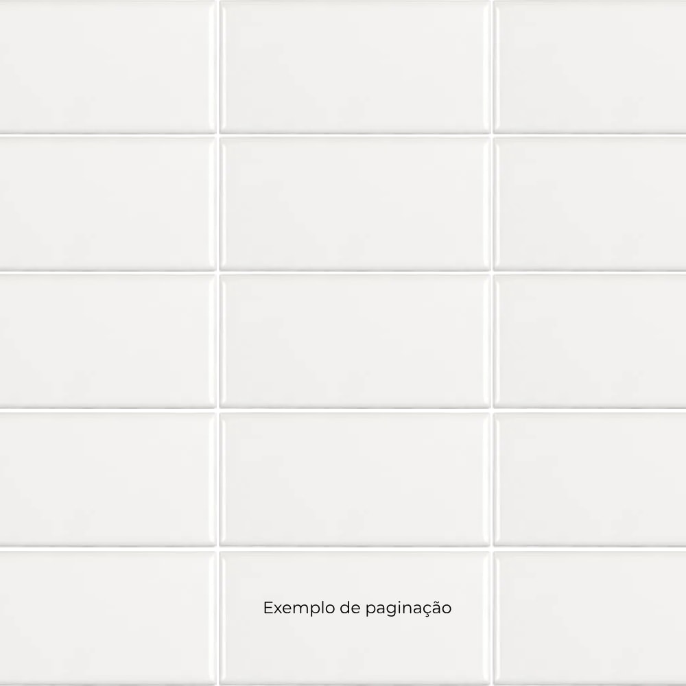 Revestimento Porcelanato Brilhante 10x20cm Caixa 0,37m² Portobello Paris Blanche - 28657