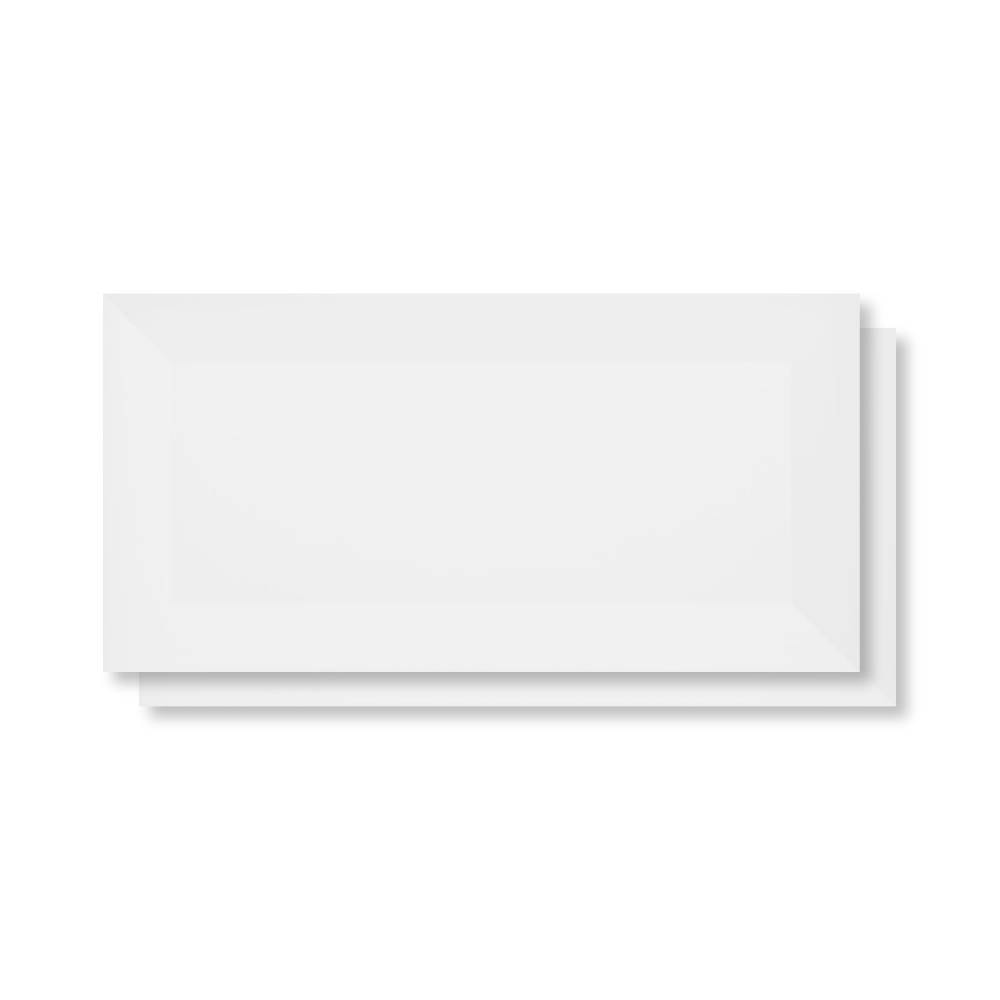 Revestimento Porcelanato Brilhante 10x20cm Caixa 1,00m² Eliane Metro White Bold - 8052094