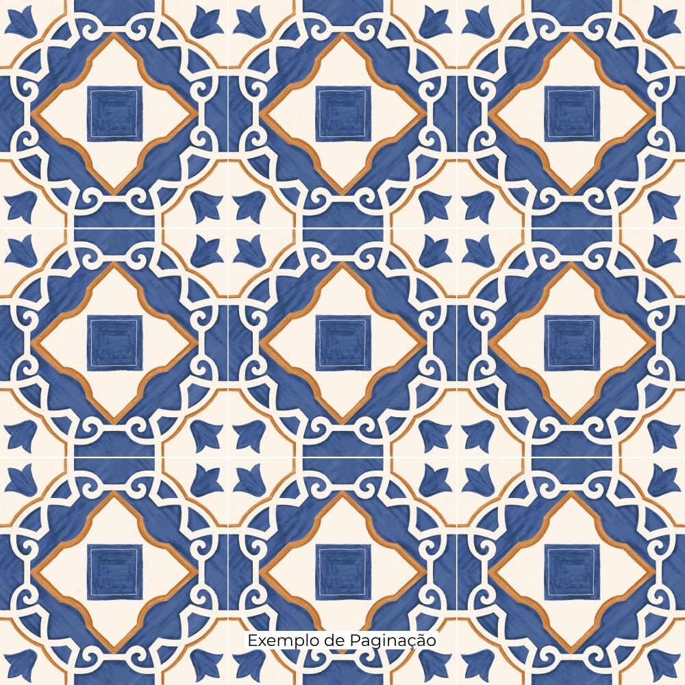 Revestimento Porcelanato Brilhante 20x20cm Ceusa Peça Italian Days Dec1 Mix Lux - 5062708