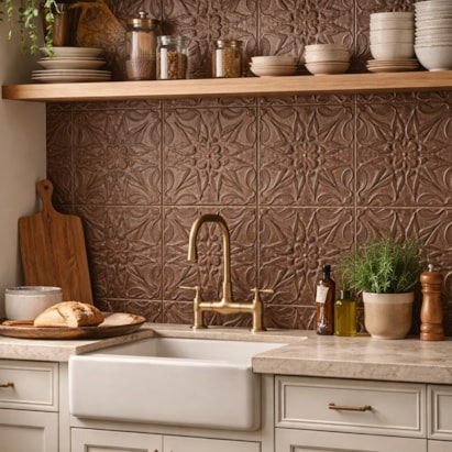 Revestimento Porcelanato Brilhante 20x20cm Decortiles Flow 1 Ganache - 8026040