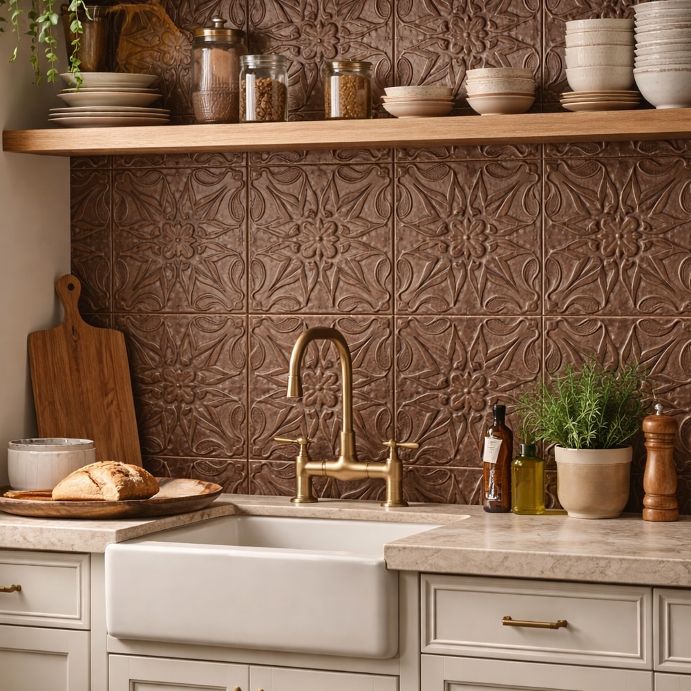 Revestimento Porcelanato Brilhante 20x20cm Decortiles Flow 1 Ganache - 8026040