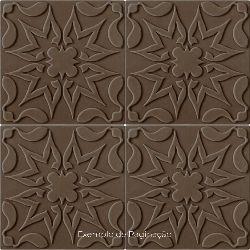 Revestimento Porcelanato Brilhante 20x20cm Decortiles Flow 1 Ganache - 8026040
