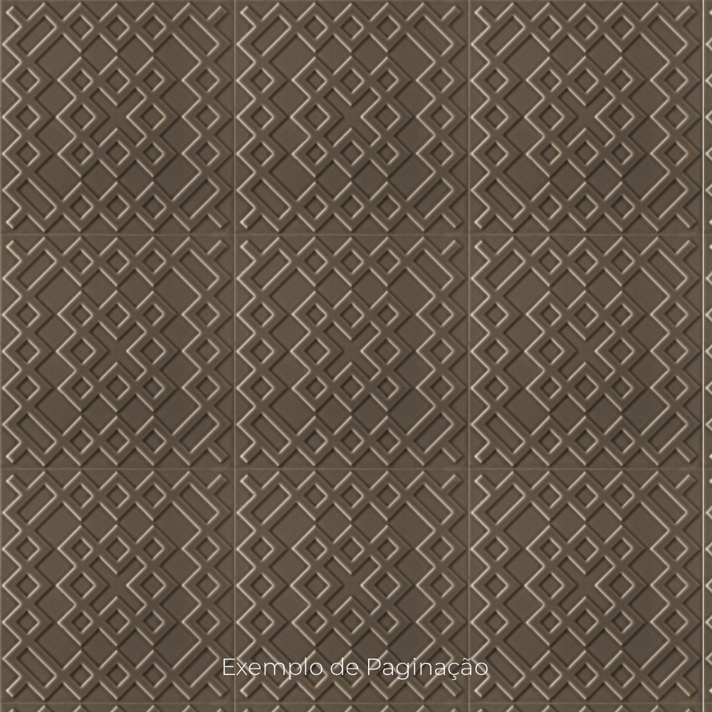 Revestimento Porcelanato Brilhante 20x20cm Decortiles Flow 3 Ganache - 8026042