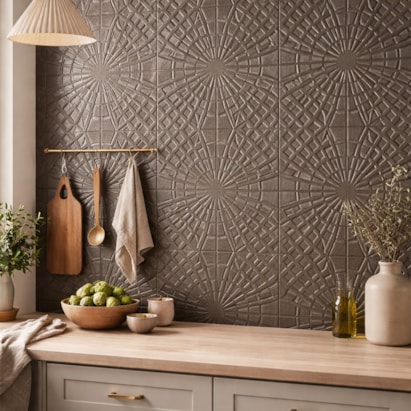 Revestimento Porcelanato Brilhante 20x20cm Decortiles Flow 5 Ganache - 8026044