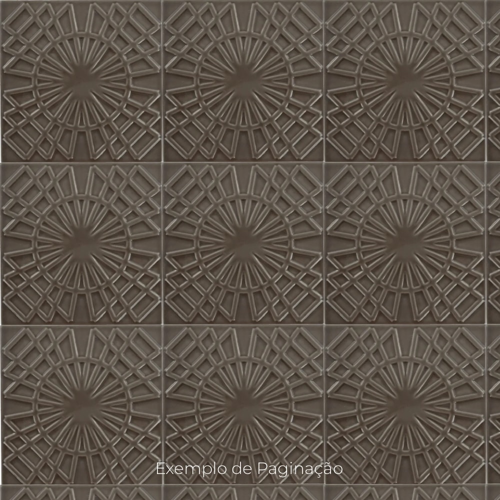 Revestimento Porcelanato Brilhante 20x20cm Decortiles Flow 5 Ganache - 8026044