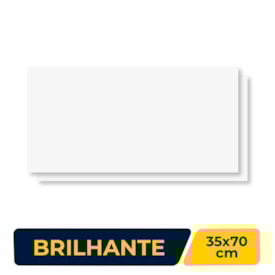 Revestimento Porcelanato Brilhante 35x70cm Caixa 2,22m² Delta Bianco Retificado - 2954