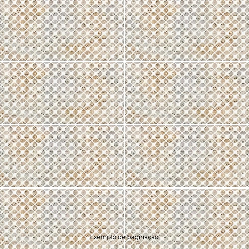 Revestimento Porcelanato Brilhante 43,2x91cm Ceusa Peça Baccarat Ayss - 5032914