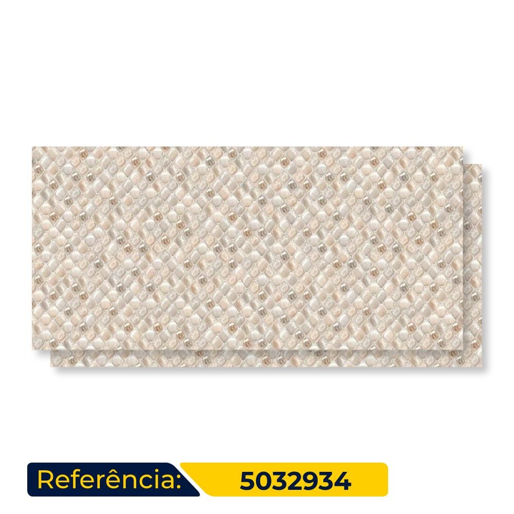 Revestimento Porcelanato Brilhante 43,2x91cm Ceusa Peça Phyno Perola - 5032934