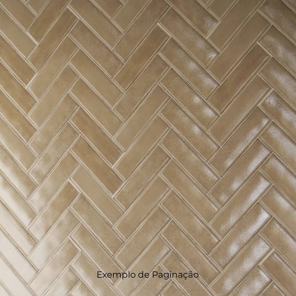 Revestimento Porcelanato Brilhante 6,5x23cm Caixa 0,54m² Portobello Artfact Straw Bold