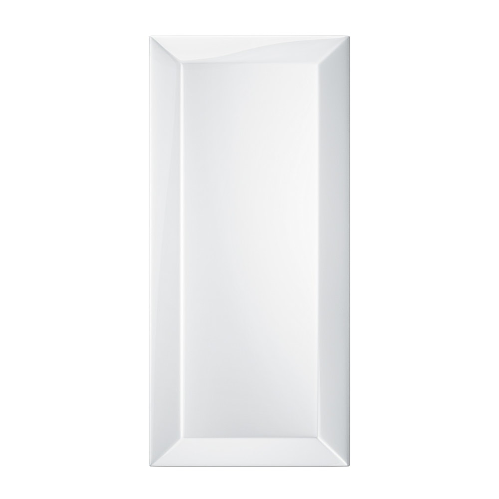 Revestimento Porcelanato Brilhante 7,7x15,4cm Caixa 0,93m² Roca Bisote Blanco Bold - FYO01GQ011