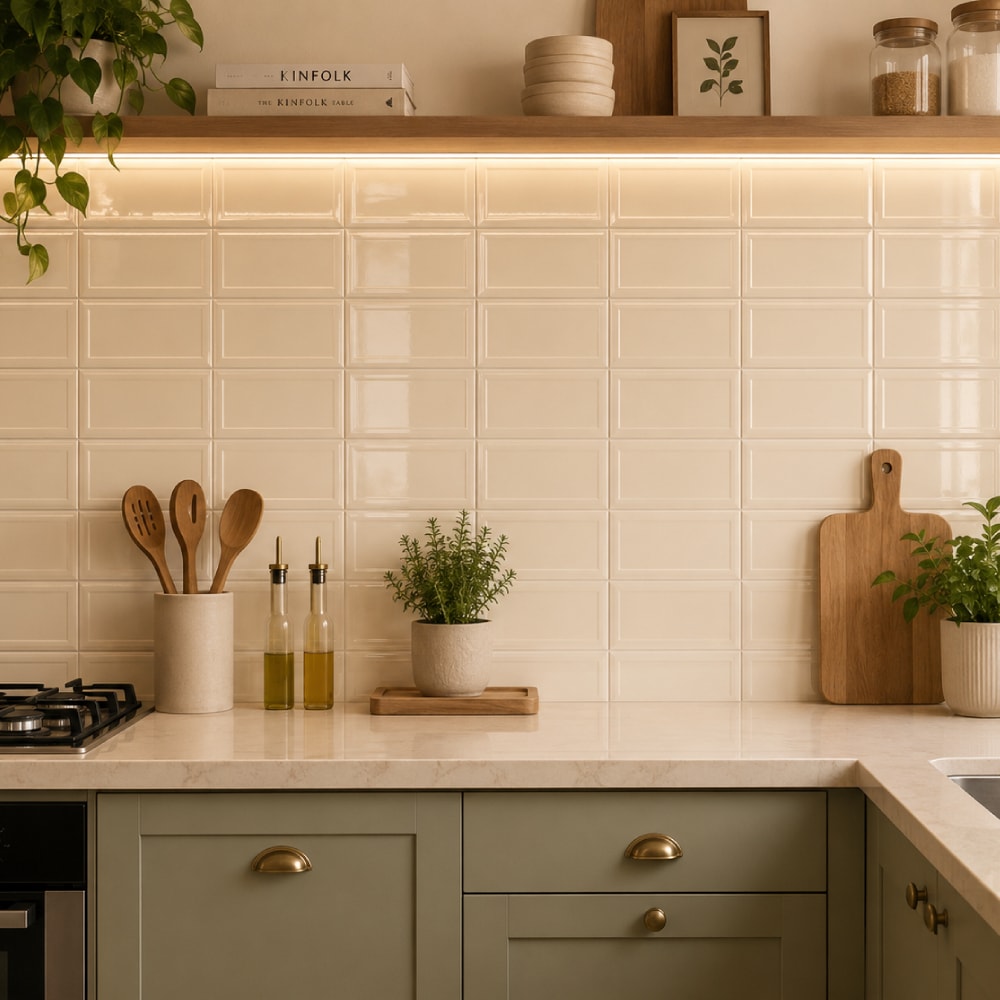 Revestimento Porcelanato Brilhante Decortiles 10x20cm Trapiz Fava Bold - 8062999