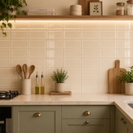 Revestimento Porcelanato Brilhante Decortiles 10x20cm Trapiz Fava Bold - 8062999