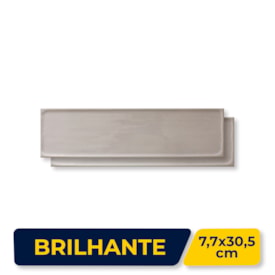Revestimento Porcelanato Brilhante Roca 7,7x30,5cm Flow Tender Gray Bold - FLOT10-312