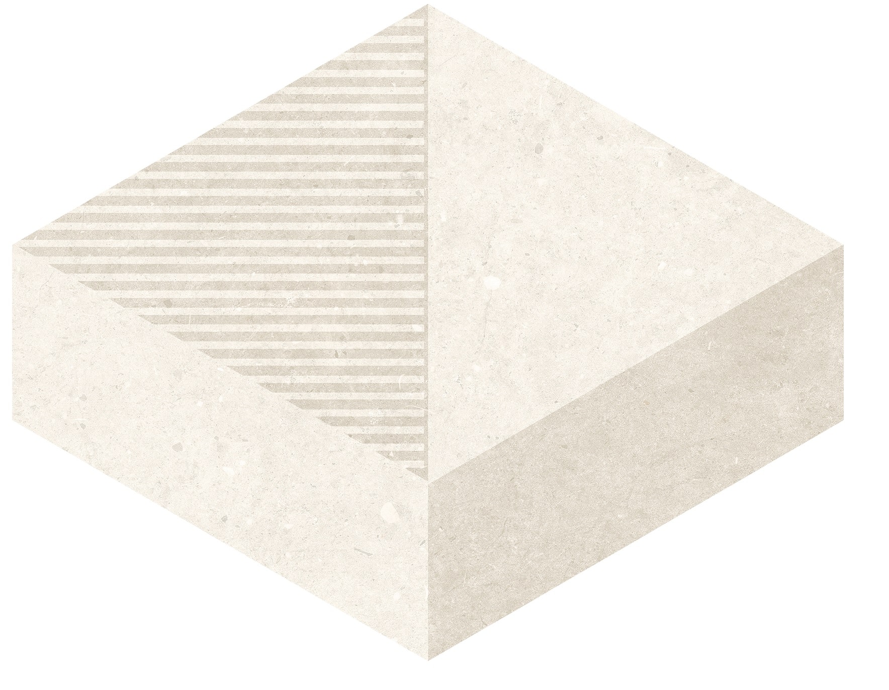 Revestimento Porcelanato Hexagonal Natural 30x38cm Caixa 0,73m² Portinari Ritual Decor OFW - 62521