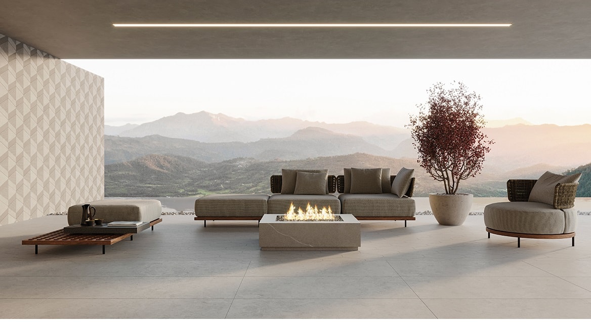 Revestimento Porcelanato Hexagonal Natural 30x38cm Caixa 0,73m² Portinari Ritual Decor OFW Bold - 62521