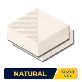 Revestimento Porcelanato Hexagonal Natural 30x38cm Caixa 0,73m² Portinari Ritual Decor OFW Bold - 62521