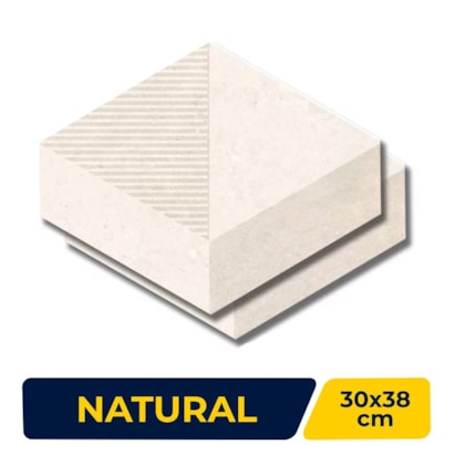 Revestimento Porcelanato Hexagonal Natural 30x38cm Caixa 0,73m² Portinari Ritual Decor OFW Bold - 62521