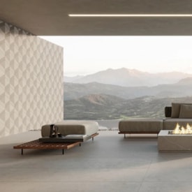 Revestimento Porcelanato Hexagonal Natural 30x38cm Caixa 0,73m² Portinari Ritual Decor OFW Bold - 62521