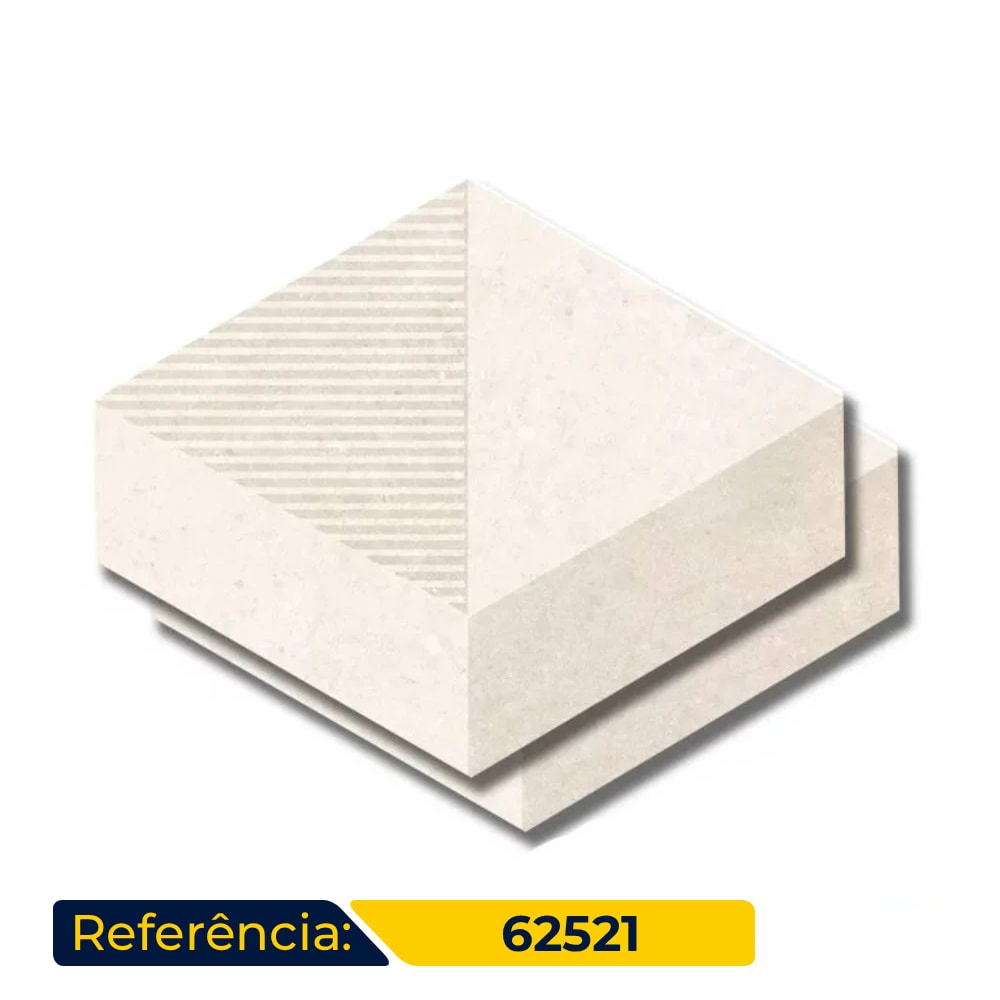 Revestimento Porcelanato Hexagonal Natural 30x38cm Caixa 0,73m² Portinari Ritual Decor OFW Bold - 62521
