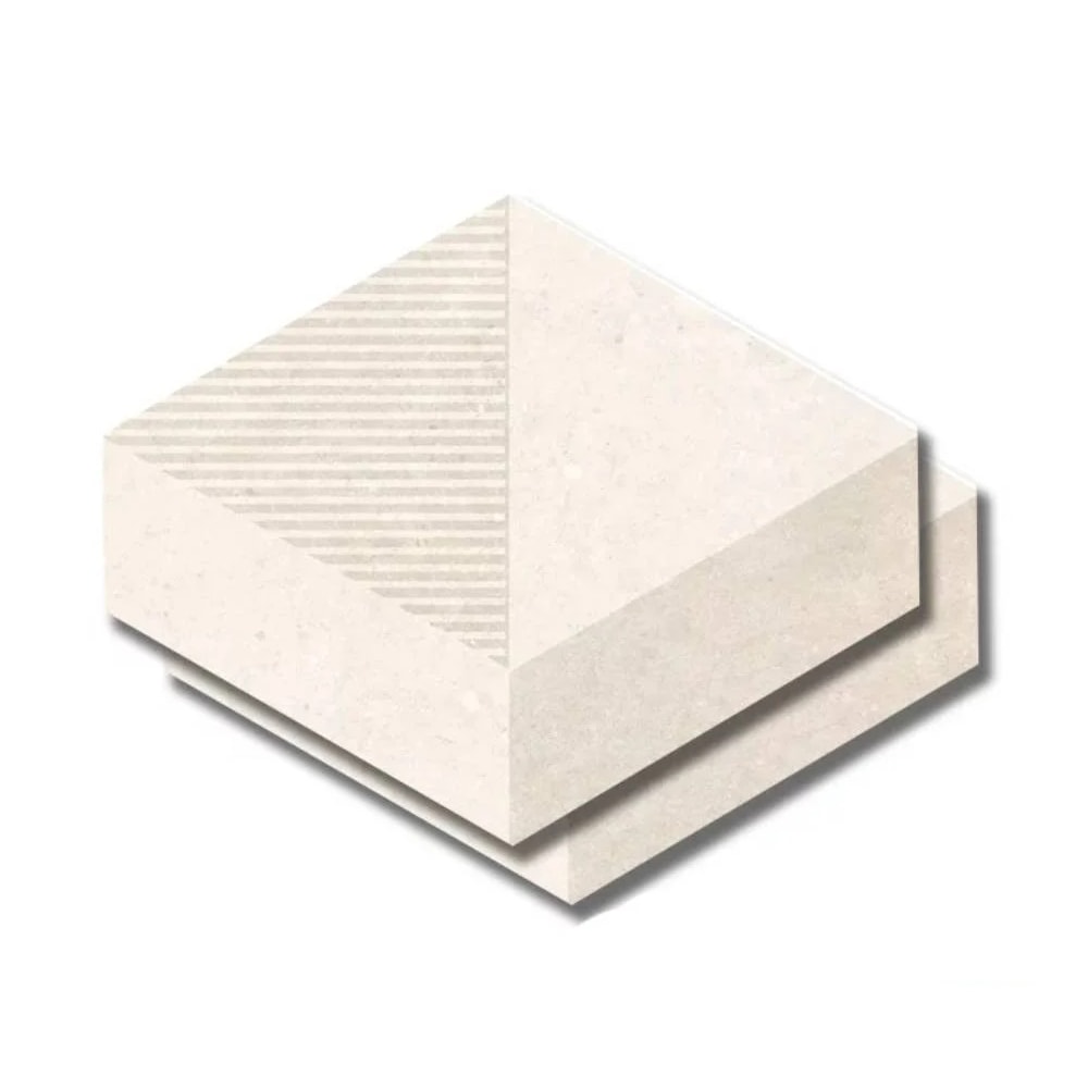 Revestimento Porcelanato Hexagonal Natural 30x38cm Caixa 0,73m² Portinari Ritual Decor OFW Bold - 62521