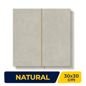 Revestimento Porcelanato Natural 30x30cm Portinari Peça Mc Citta Line Gr Retificado - 6062790