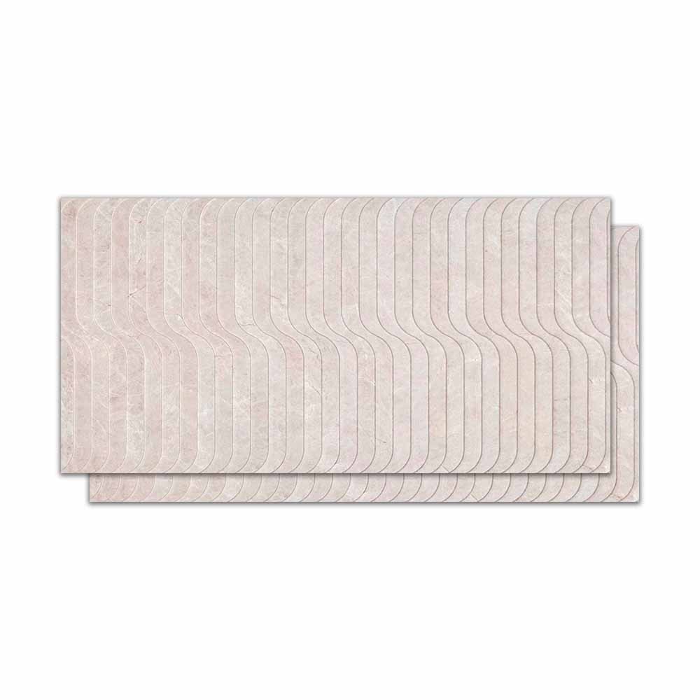 Revestimento Porcelanato Natural 60x120cm Caixa 1,43m² Portobello Moonlight Off White Stream Retificado - 204140E