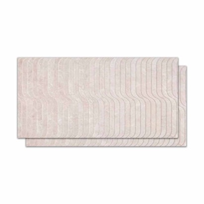 Revestimento Porcelanato Natural 60x120cm Caixa 1,43m² Portobello Moonlight Off White Stream Retificado - 204140E