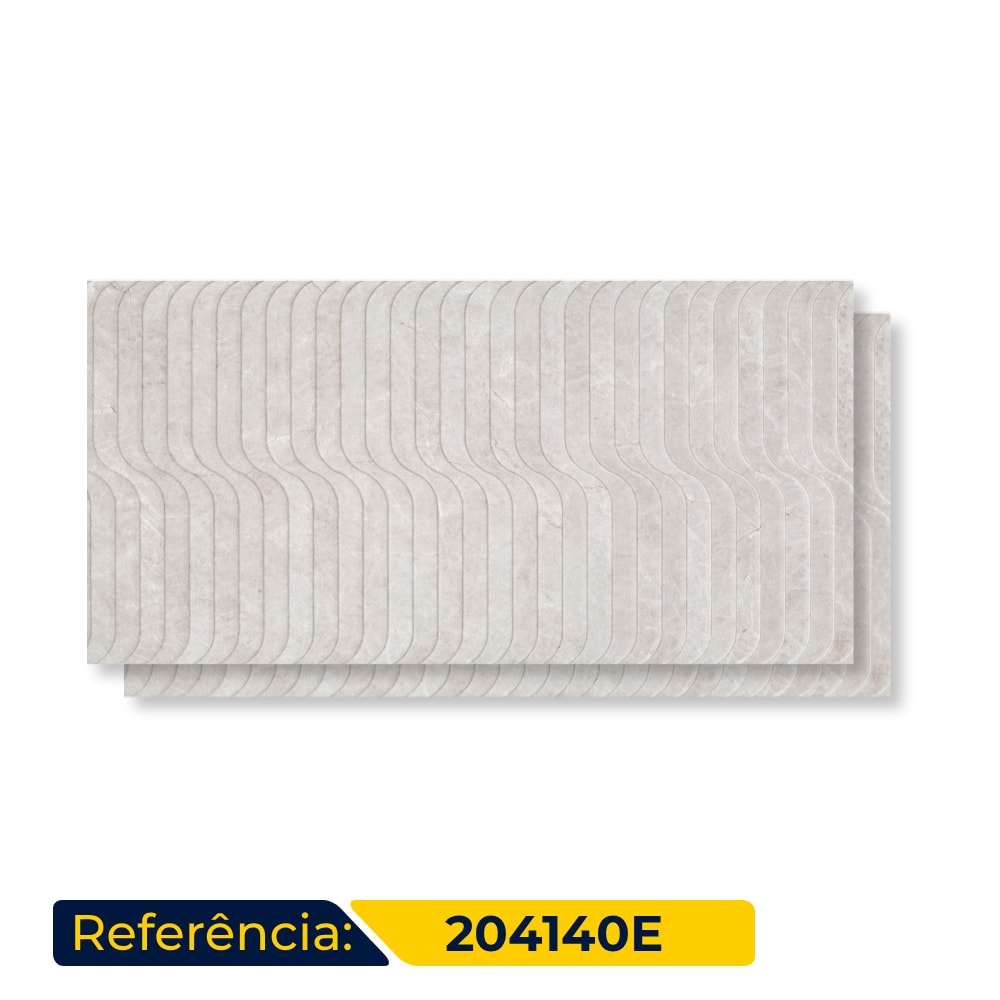 Revestimento Porcelanato Natural 60x120cm Caixa 1,43m² Portobello Moonlight Off White Stream Retificado - 204140E