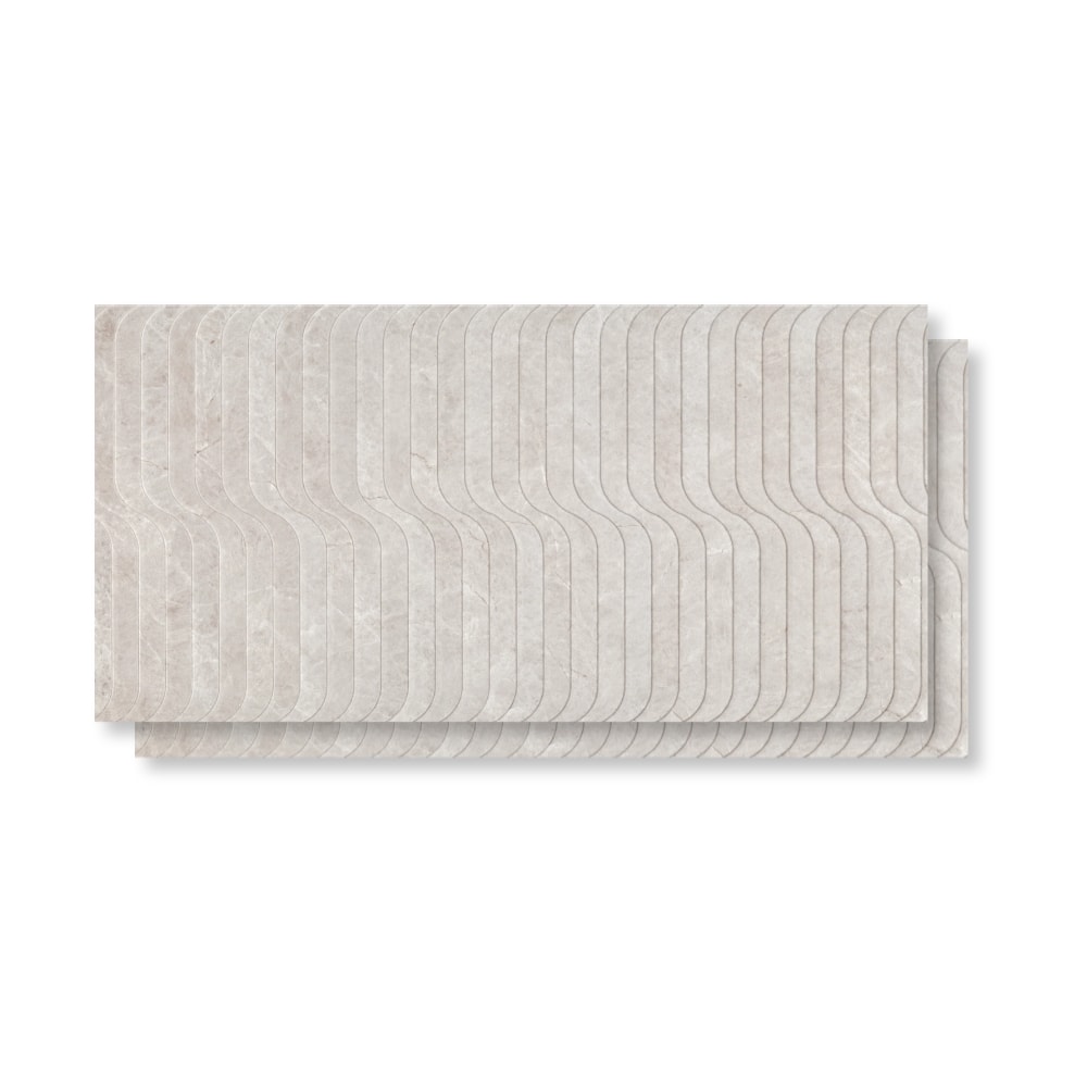 Revestimento Porcelanato Natural 60x120cm Caixa 1,43m² Portobello Moonlight Off White Stream Retificado - 204140E