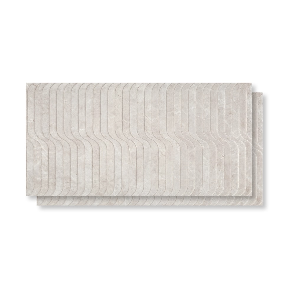 Revestimento Porcelanato Natural 60x120cm Caixa 1,43m² Portobello Moonlight Off White Stream Retificado - 204140E