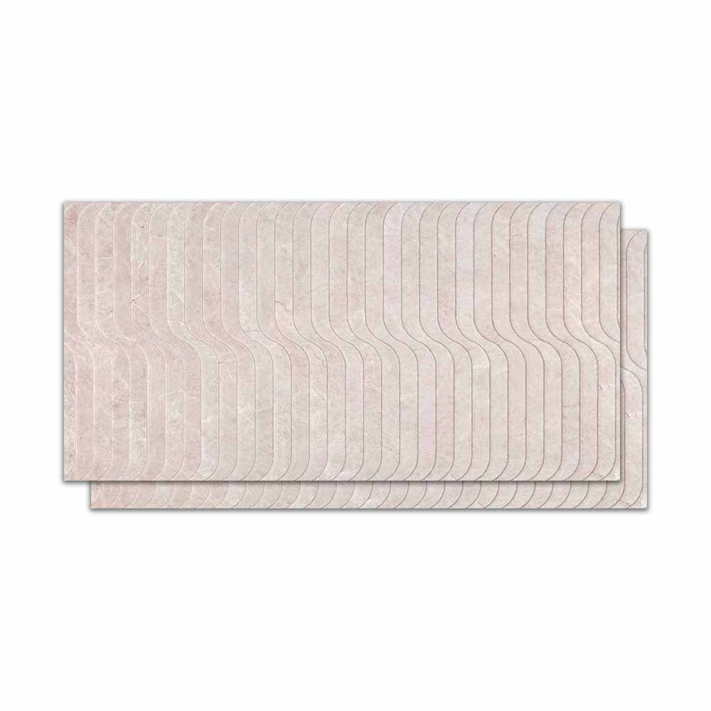 Revestimento Porcelanato Natural 60x120cm Caixa 1,43m² Portobello Moonlight Off White Stream Retificado - 204140E