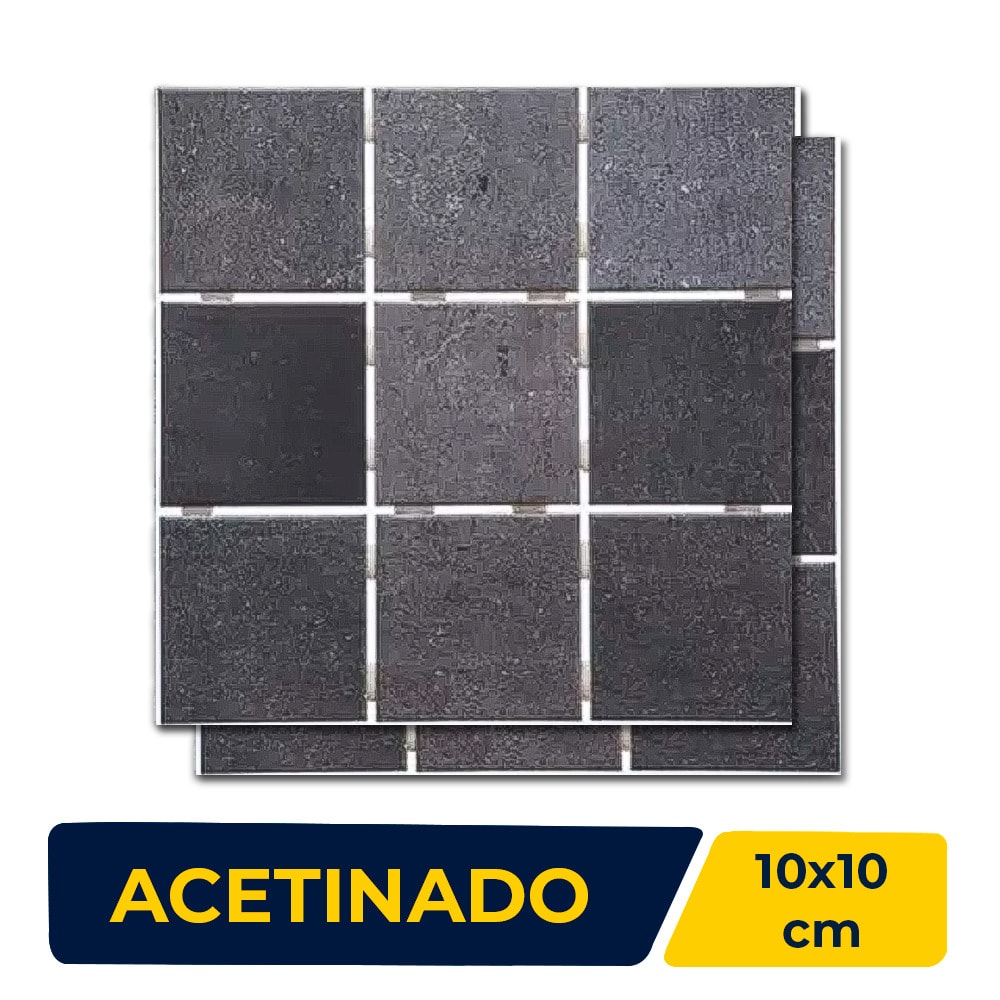 Revestimento Porcelanato Pastilha 10x10cm Caixa 1,40m² Atlas Cook Jr - OMD15401