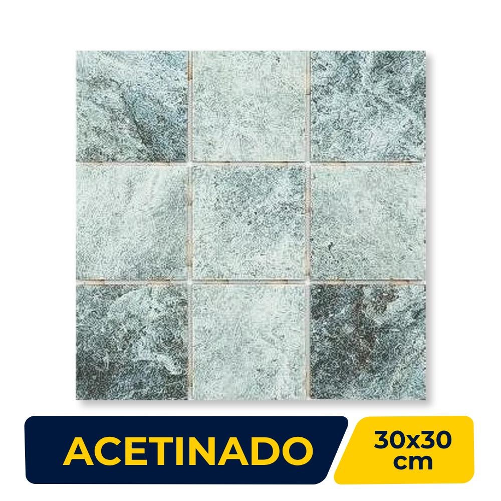 Revestimento Porcelanato Pastilha 10x10cm Caixa 1,40m² Atlas Fiji - OMD14952