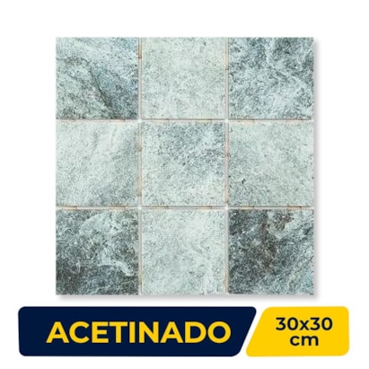 Revestimento Porcelanato Pastilha 10x10cm Caixa 1,40m² Atlas Fiji - OMD14952