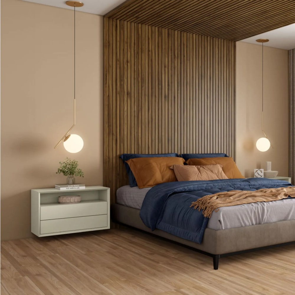 Ripado em Barras 270x5,5cm Caixa 0,75m² Eucatex RU Noce Oro - 7961228