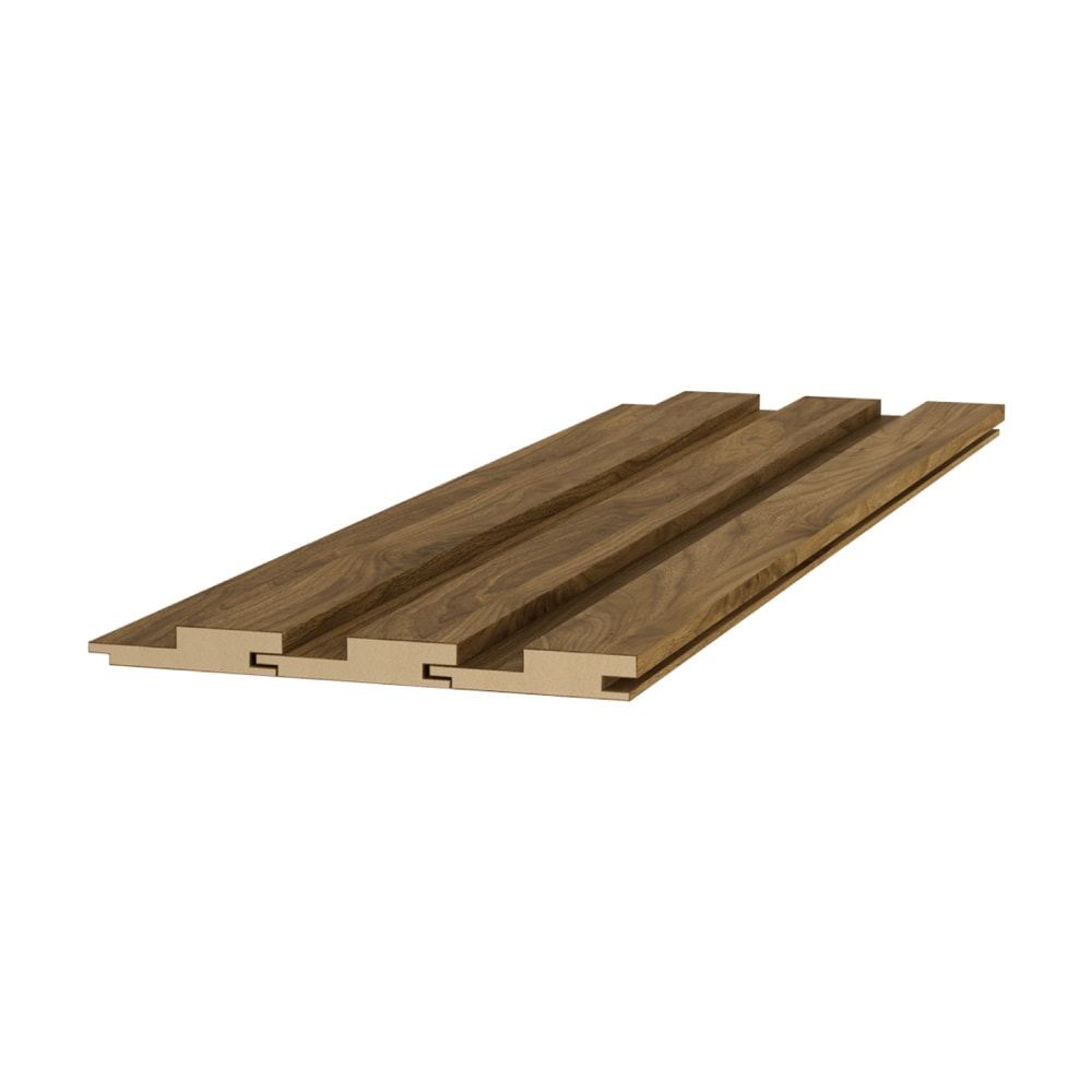 Ripado em Barras 270x5,5cm Caixa 0,75m² Eucatex RU Noce Oro - 7961228