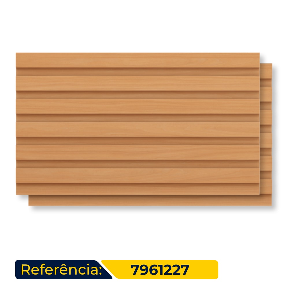 Ripado em Barras 270x5,5cm Caixa 0,75m² Eucatex RU Peroba Rosa - 7961227
