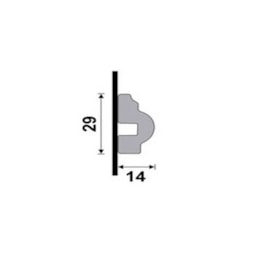 Rodameio 448 Santa Luzia 240x29x14cm Branco - 20227