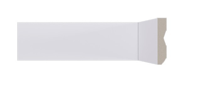 Rodapé Lev71 Santa Luzia 240x07cm Branco - 21657