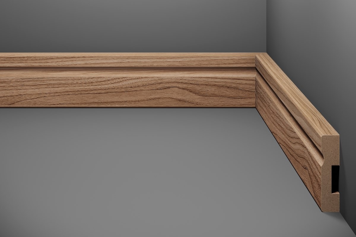 Rodapé MDF Eucafloor Estilo nº10 240x05cm - 07959036