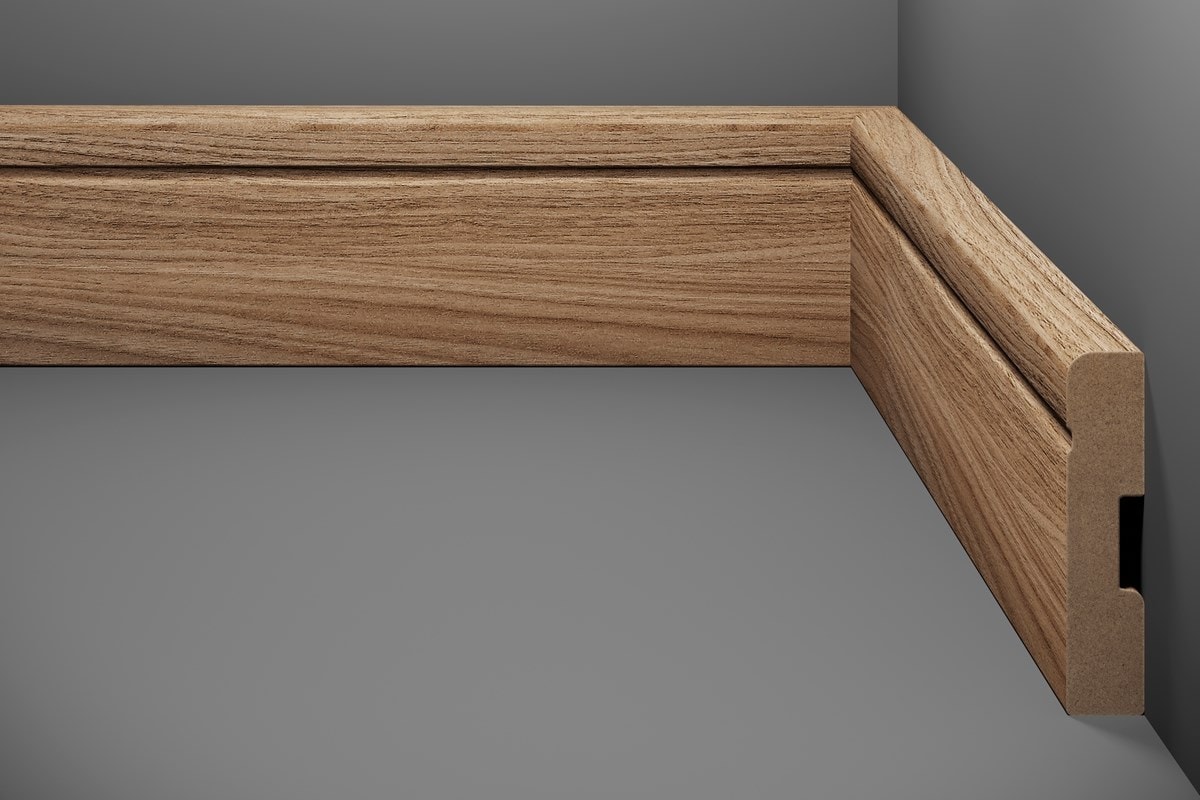 Rodapé MDF Eucafloor Estilo nº10 240x7x1,5cm - 07959249