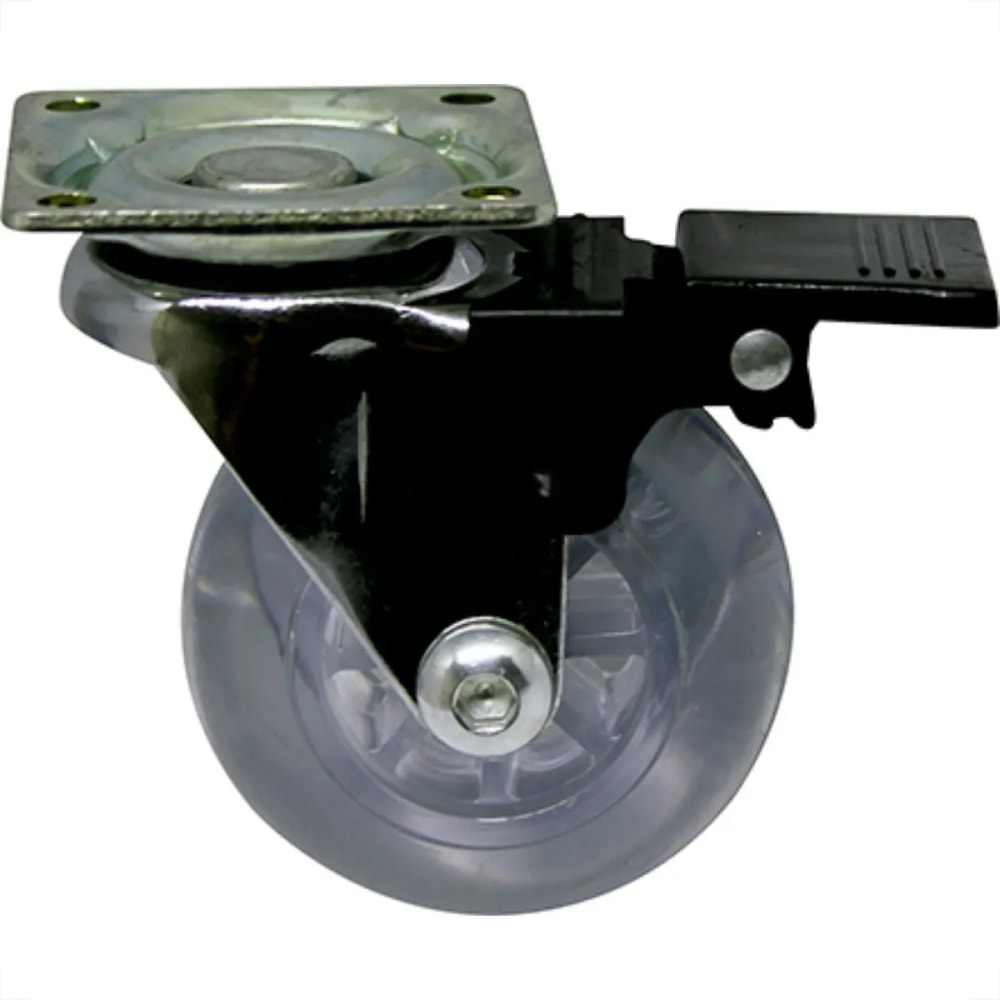 Rodízio Roda Giratória em Gel Jomarca com Freio 50cm - 372293