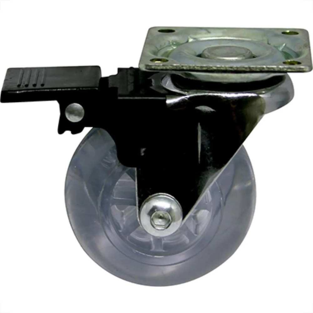 Rodízio Roda Giratória em Gel Jomarca com Freio 50cm - 372293