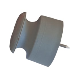 Roldana Plastica Isotex 30x30 Cinza