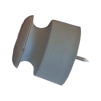 Roldana Plastica Isotex 36x36 Cinza