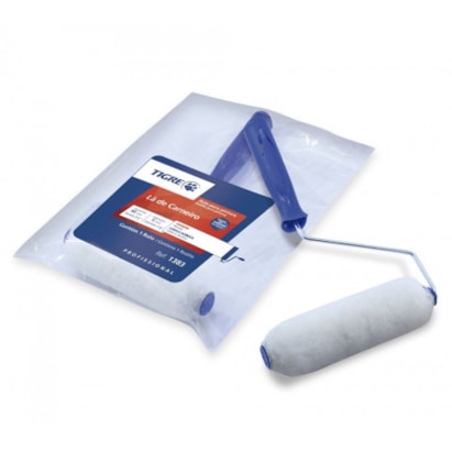 Rolo de Lâ Carneiro com Cabo 09cm Tigre