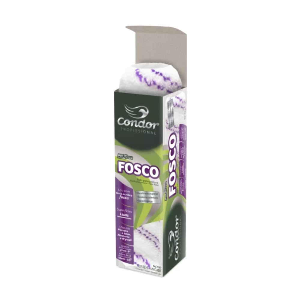 Rolo de Lã Condor Profissa Fosco 23cm - 973393