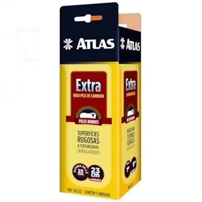Rolo de Pintura Atlas Pele de Carneiro 23cm - 322/22