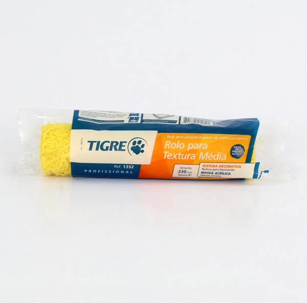 Rolo Textura Média 1352 23cm Cabelo De Anjo - Tigre S/cabo