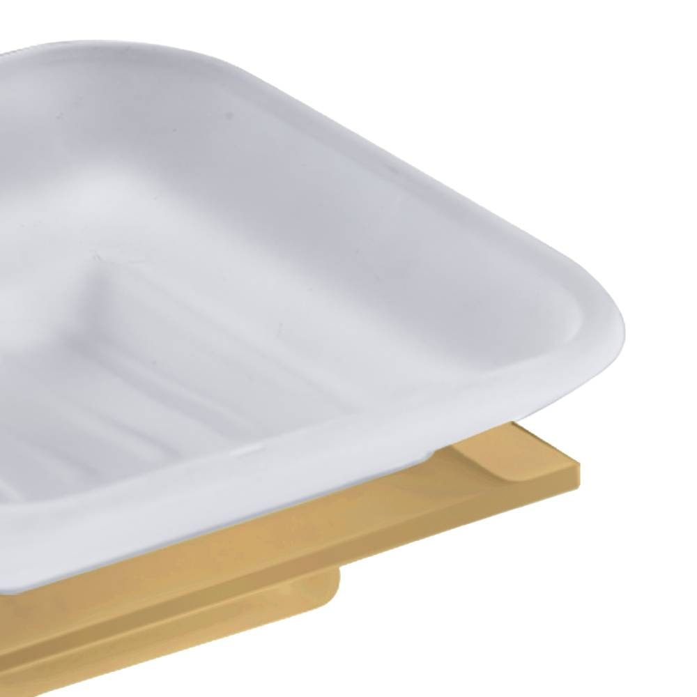 Saboneteira Com Vidro Dax Havel Rose Gold - DAX-2011-HV-RG